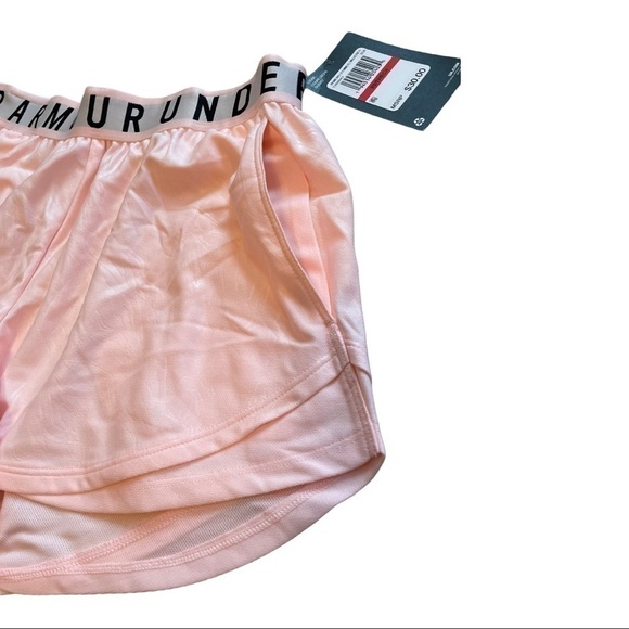 UNDER Armour Women's UA Play Up 3.0 Emboss Shorts - Picture 9 of 16